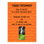 Frankenstein girl Halloween invitation invitations