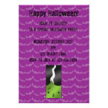 Frankenstein girl Halloween invitation invitations