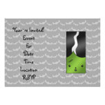 Frankenstein girl invitations