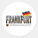Frankfurt Germany Round Sticker