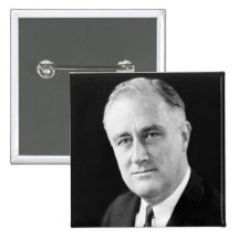 Franklin Delano Roosevelt Buttons