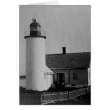 Franklin Island Lighthouse Greeting Cards