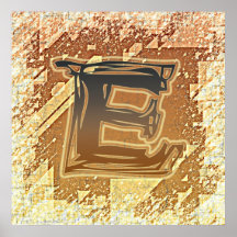 FRAZZLE MONOGRAM E PRINT