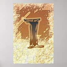 FRAZZLE MONOGRAM I POSTERS