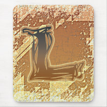 FRAZZLE MONOGRAM L MOUSEPAD