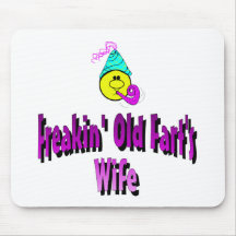 Freakin' Old Fart's Wife Mousepads