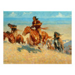 Frederic Remington's The Buffalo Runners (1909) Personalised Invitation