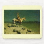 Frederic Remington's The Night Herder (circa 1908) Mousepads