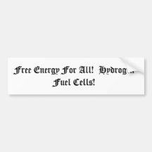 Free Energy Bumper Stickers