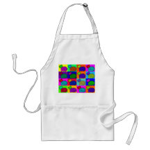 Free Hugs Hedgehog Colourful Pop Art Popart Aprons