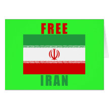 Free Iran Products Greeting Cards