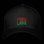 Free Libya Embroidered Hat embroidered hats