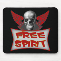 Free Spirit Biker Mouse Pad