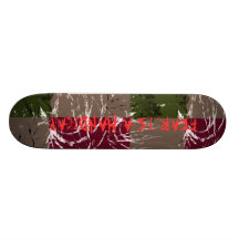 Free style skateboard deck
