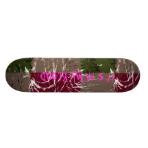 Free style skateboard decks