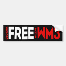 FREE THE WM3 bumper sticker