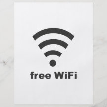 FREE WIFI Vector COMPUTER INTERNET ADVERTISING Flyer Design