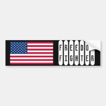 Freedom Fighter Bumper Sticker