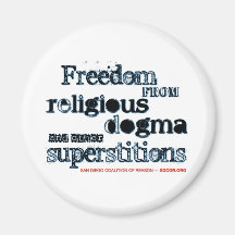 Freedom from Religious Dogma Magnets