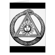 Freemasonry All Seeing Eye Masonic Symbol Card