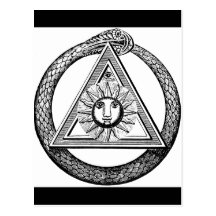 Freemasonry All Seeing Eye Masonic Symbol Post Cards