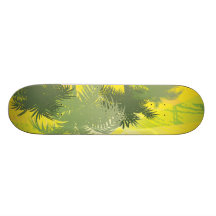 FreeVector-Palm-Trees.ai Custom Skateboard