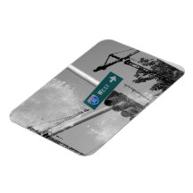 Freeway 10 West Sign Rectangle Magnet