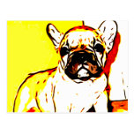 French Bulldog Art Postcard