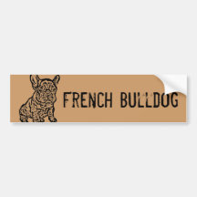 French Bulldog Bumper Stickers
