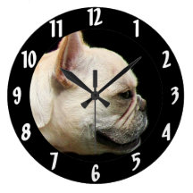 French Bulldog Clock