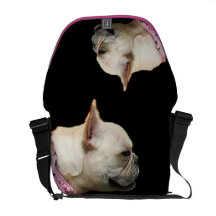 French Bulldog Messenger Bags