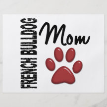 French Bulldog Mum 2 Personalised Flyer