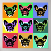 French bulldog poster