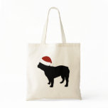 French Bulldog Santa Hat bags