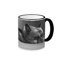 French Bulldog Sorry Coffee Mugs