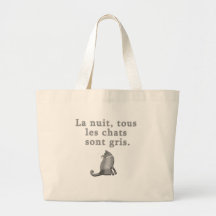 French Cats Saying Products Tote Bag