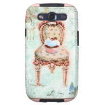 French Cupcake & Victorian Chair Samsung Galaxy SIII Covers