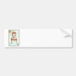 French Cupcake Victorian Style Bumper Sticker