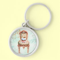 French Cupcake Victorian Style keychains