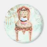 French Cupcake Victorian Style Magnets