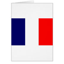 French Flag Design - OUI ! Cards
