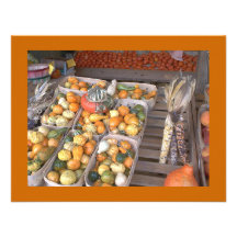 French Market Winter Squash Custom Invitations