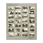 French Photo Collage Canvas Prints
