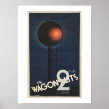 French Railways retro poster