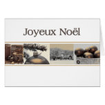 French vintage style christmas card