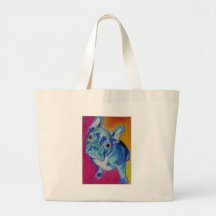 Frenchie #1 canvas bag