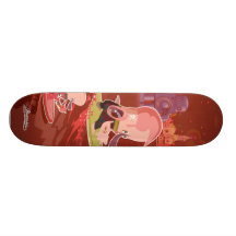 Frenchy Romance - New York Custom Skateboard