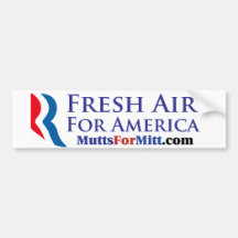 Fresh Air For America! Bumper Sticker