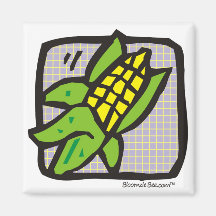 Fresh Corn Fridge Magnet
