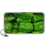 Fresh green capsicum speaker system